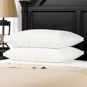 Ella Jayne Home Standard Size Bed Pillows- 2 Pack White Hotel Pillows-